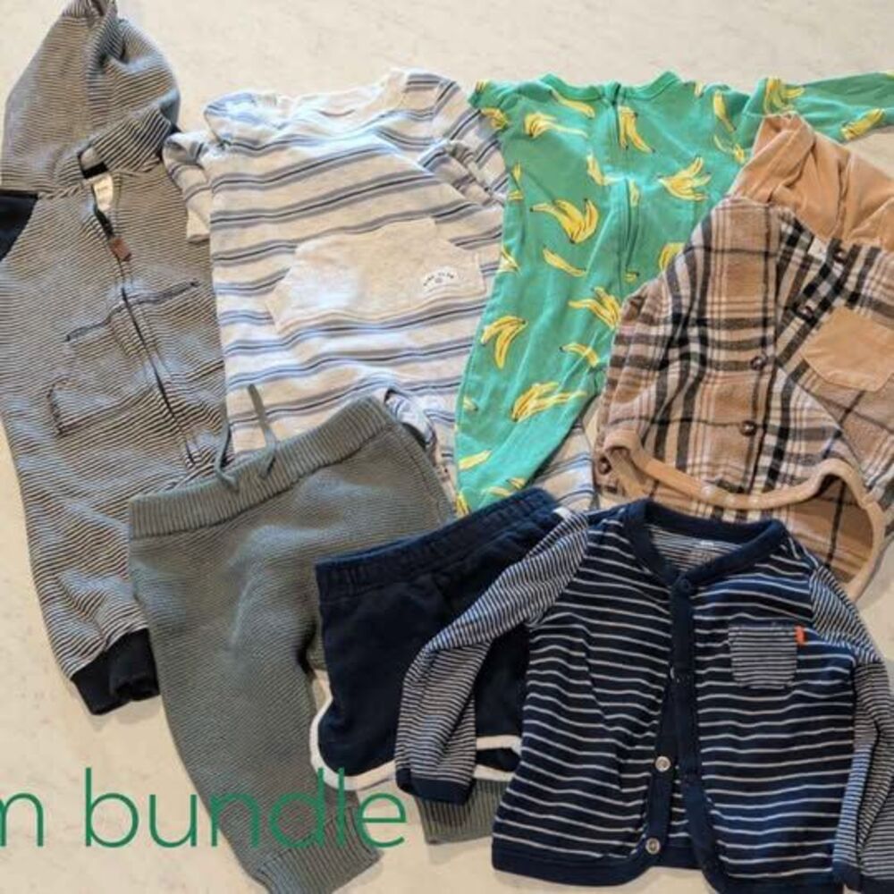 Baby Boy 3-6 Month Clothes Bundle - 7 Pieces